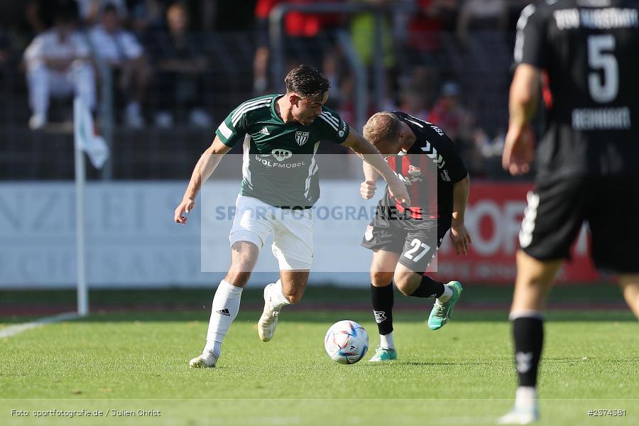 Severo Sturm, Sachs-Stadion, Schweinfurt, 15.08.2023, sport, action, BFV, Fussball, Saison 2023/2024, 2. Runde, Toto-Pokal, TSV, FCS, TSV Aubstadt, 1. FC Schweinfurt 05 - Bild-ID: 2374381