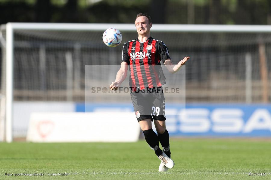 Marco Nickel, Sachs-Stadion, Schweinfurt, 15.08.2023, sport, action, BFV, Fussball, Saison 2023/2024, 2. Runde, Toto-Pokal, TSV, FCS, TSV Aubstadt, 1. FC Schweinfurt 05 - Bild-ID: 2374385