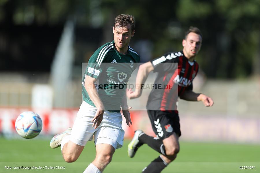 Fabio Bozesan, Sachs-Stadion, Schweinfurt, 15.08.2023, sport, action, BFV, Fussball, Saison 2023/2024, 2. Runde, Toto-Pokal, TSV, FCS, TSV Aubstadt, 1. FC Schweinfurt 05 - Bild-ID: 2374391