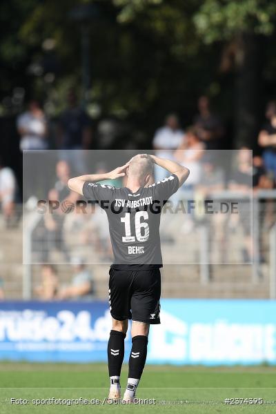 Steffen Behr, Sachs-Stadion, Schweinfurt, 15.08.2023, sport, action, BFV, Fussball, Saison 2023/2024, 2. Runde, Toto-Pokal, TSV, FCS, TSV Aubstadt, 1. FC Schweinfurt 05 - Bild-ID: 2374395