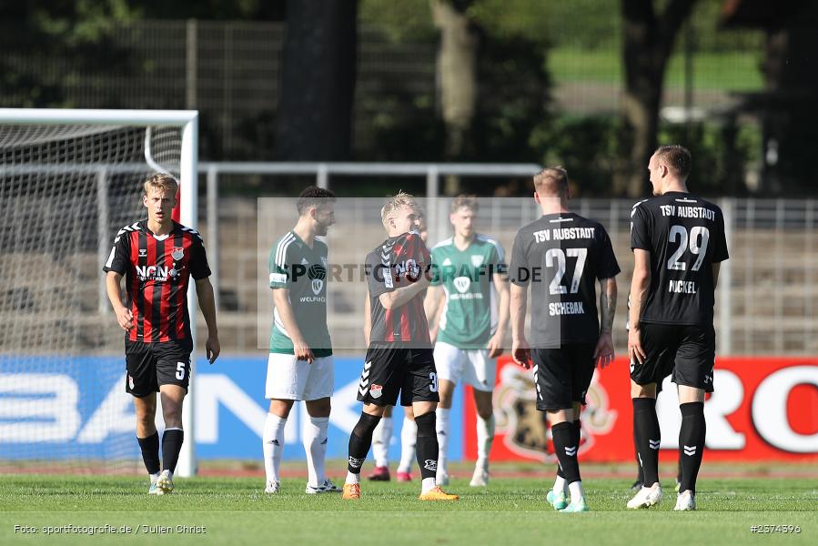 Philipp Harlass, Sachs-Stadion, Schweinfurt, 15.08.2023, sport, action, BFV, Fussball, Saison 2023/2024, 2. Runde, Toto-Pokal, TSV, FCS, TSV Aubstadt, 1. FC Schweinfurt 05 - Bild-ID: 2374396