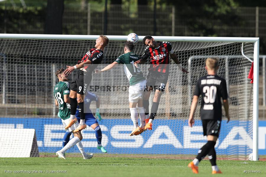 Michael Dellinger, Sachs-Stadion, Schweinfurt, 15.08.2023, sport, action, BFV, Fussball, Saison 2023/2024, 2. Runde, Toto-Pokal, TSV, FCS, TSV Aubstadt, 1. FC Schweinfurt 05 - Bild-ID: 2374400