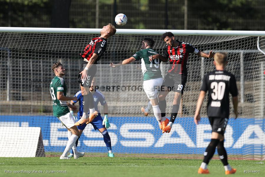 Michael Dellinger, Sachs-Stadion, Schweinfurt, 15.08.2023, sport, action, BFV, Fussball, Saison 2023/2024, 2. Runde, Toto-Pokal, TSV, FCS, TSV Aubstadt, 1. FC Schweinfurt 05 - Bild-ID: 2374401