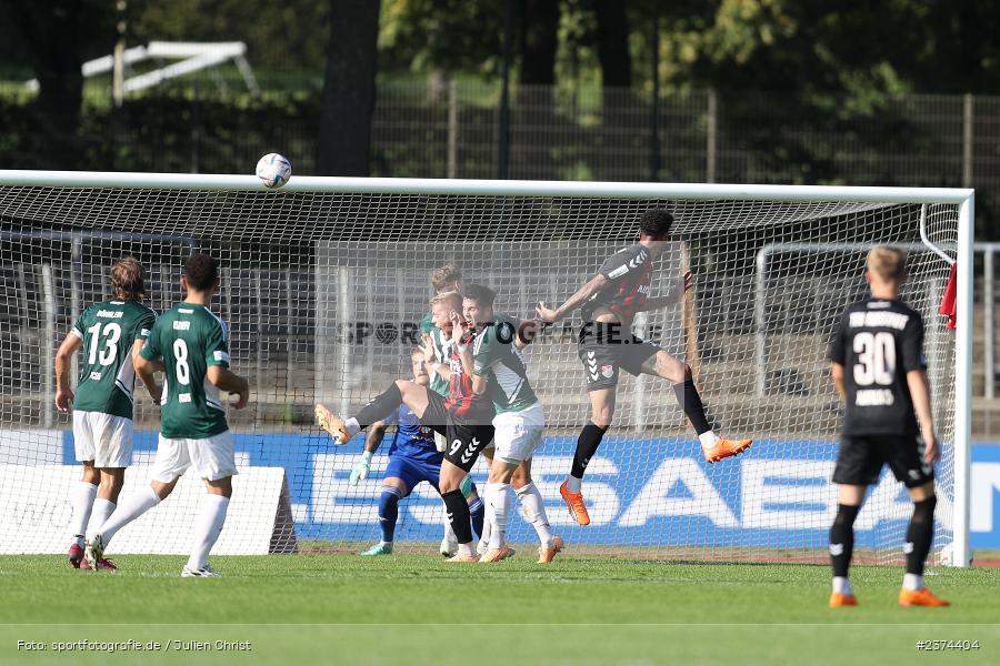 Michael Dellinger, Sachs-Stadion, Schweinfurt, 15.08.2023, sport, action, BFV, Fussball, Saison 2023/2024, 2. Runde, Toto-Pokal, TSV, FCS, TSV Aubstadt, 1. FC Schweinfurt 05 - Bild-ID: 2374404