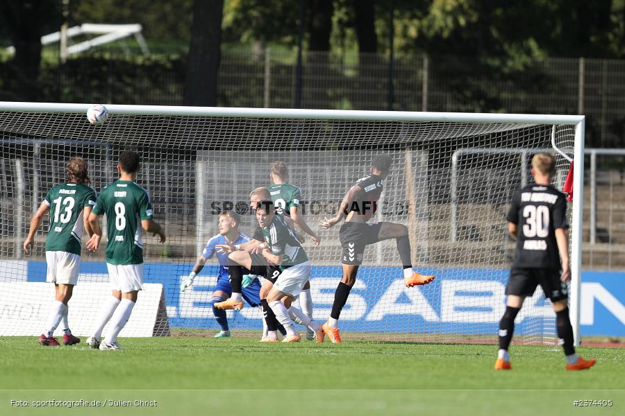 Michael Dellinger, Sachs-Stadion, Schweinfurt, 15.08.2023, sport, action, BFV, Fussball, Saison 2023/2024, 2. Runde, Toto-Pokal, TSV, FCS, TSV Aubstadt, 1. FC Schweinfurt 05 - Bild-ID: 2374405