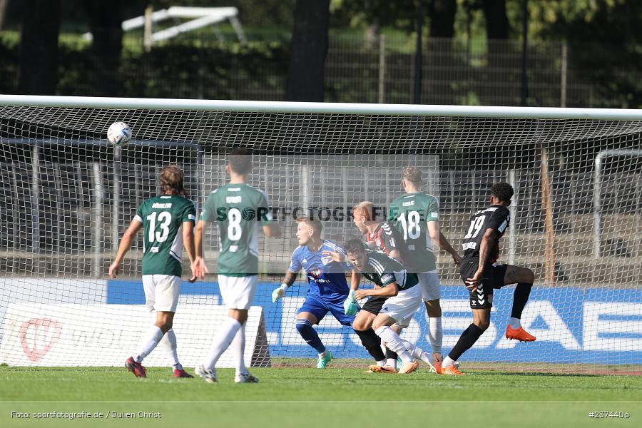 Michael Dellinger, Sachs-Stadion, Schweinfurt, 15.08.2023, sport, action, BFV, Fussball, Saison 2023/2024, 2. Runde, Toto-Pokal, TSV, FCS, TSV Aubstadt, 1. FC Schweinfurt 05 - Bild-ID: 2374406