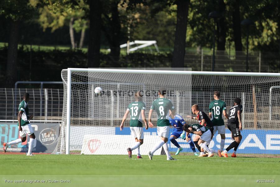 Michael Dellinger, Sachs-Stadion, Schweinfurt, 15.08.2023, sport, action, BFV, Fussball, Saison 2023/2024, 2. Runde, Toto-Pokal, TSV, FCS, TSV Aubstadt, 1. FC Schweinfurt 05 - Bild-ID: 2374408