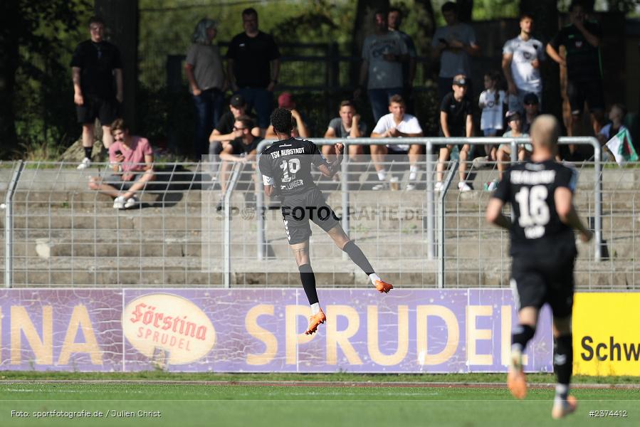 Michael Dellinger, Sachs-Stadion, Schweinfurt, 15.08.2023, sport, action, BFV, Fussball, Saison 2023/2024, 2. Runde, Toto-Pokal, TSV, FCS, TSV Aubstadt, 1. FC Schweinfurt 05 - Bild-ID: 2374412
