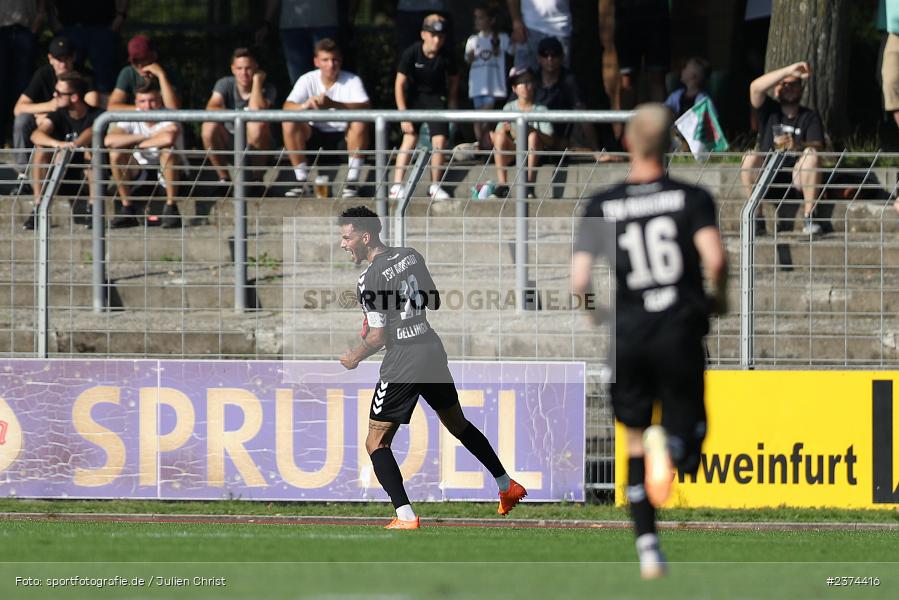 Michael Dellinger, Sachs-Stadion, Schweinfurt, 15.08.2023, sport, action, BFV, Fussball, Saison 2023/2024, 2. Runde, Toto-Pokal, TSV, FCS, TSV Aubstadt, 1. FC Schweinfurt 05 - Bild-ID: 2374416