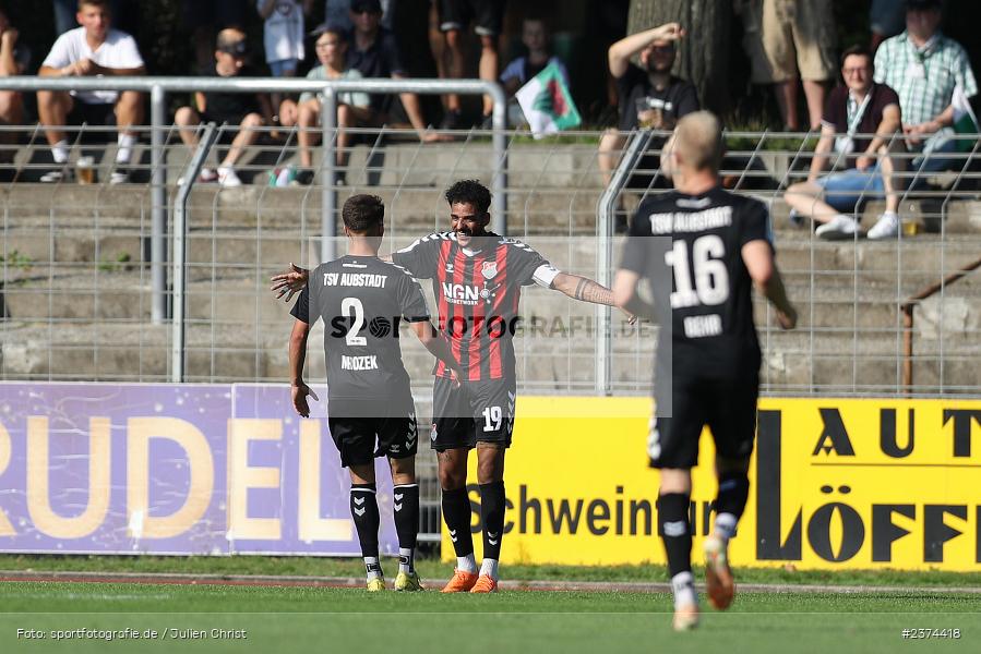 Michael Dellinger, Sachs-Stadion, Schweinfurt, 15.08.2023, sport, action, BFV, Fussball, Saison 2023/2024, 2. Runde, Toto-Pokal, TSV, FCS, TSV Aubstadt, 1. FC Schweinfurt 05 - Bild-ID: 2374418