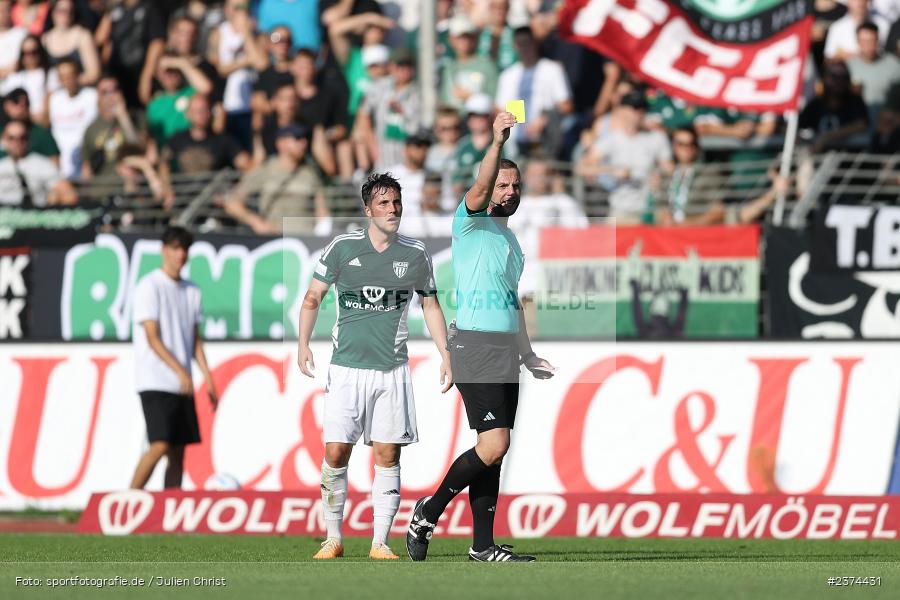 Nils Benedikt Piwernetz, Sachs-Stadion, Schweinfurt, 15.08.2023, sport, action, BFV, Fussball, Saison 2023/2024, 2. Runde, Toto-Pokal, TSV, FCS, TSV Aubstadt, 1. FC Schweinfurt 05 - Bild-ID: 2374431