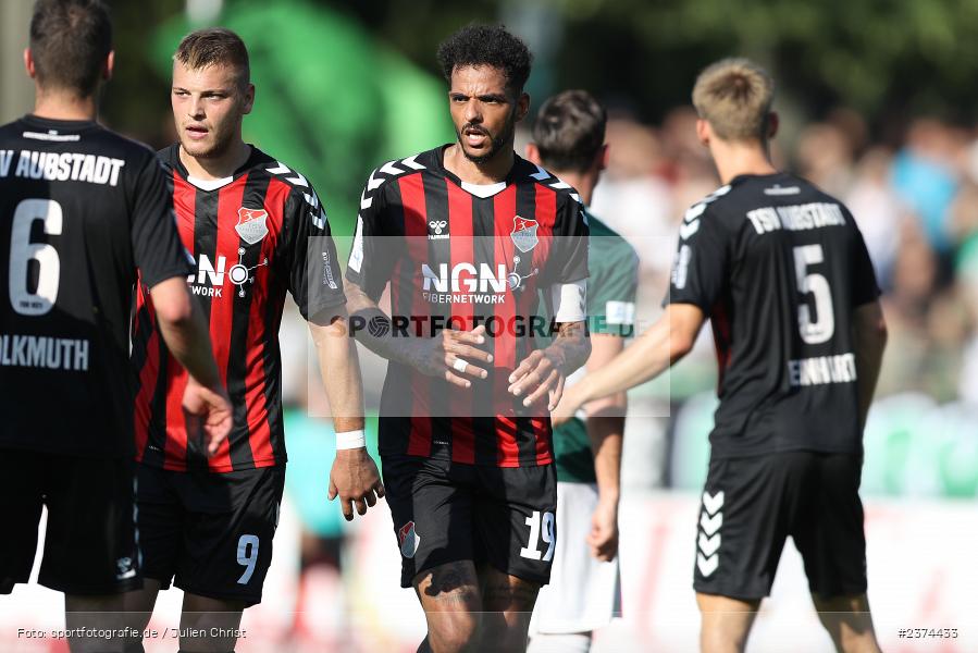 Michael Dellinger, Sachs-Stadion, Schweinfurt, 15.08.2023, sport, action, BFV, Fussball, Saison 2023/2024, 2. Runde, Toto-Pokal, TSV, FCS, TSV Aubstadt, 1. FC Schweinfurt 05 - Bild-ID: 2374433