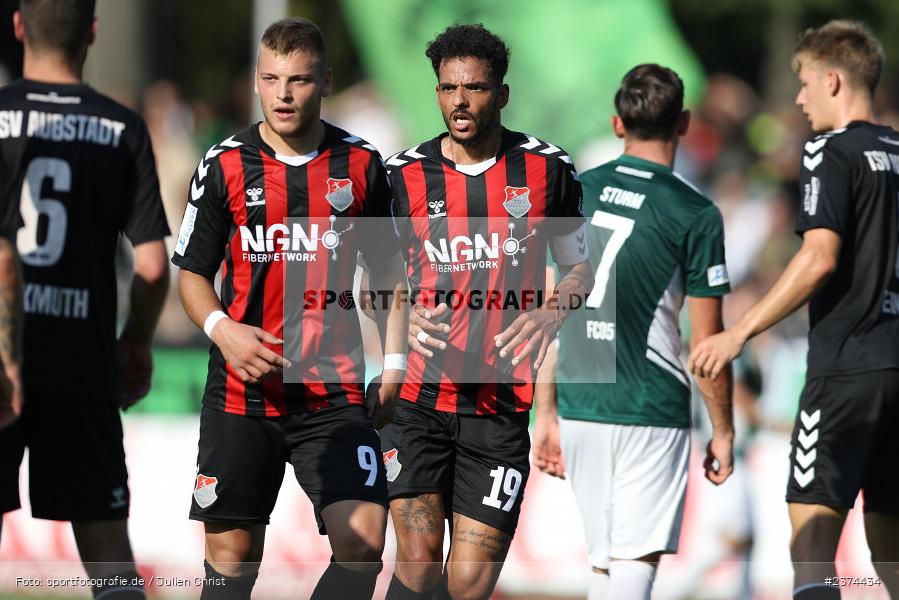 Michael Dellinger, Sachs-Stadion, Schweinfurt, 15.08.2023, sport, action, BFV, Fussball, Saison 2023/2024, 2. Runde, Toto-Pokal, TSV, FCS, TSV Aubstadt, 1. FC Schweinfurt 05 - Bild-ID: 2374434