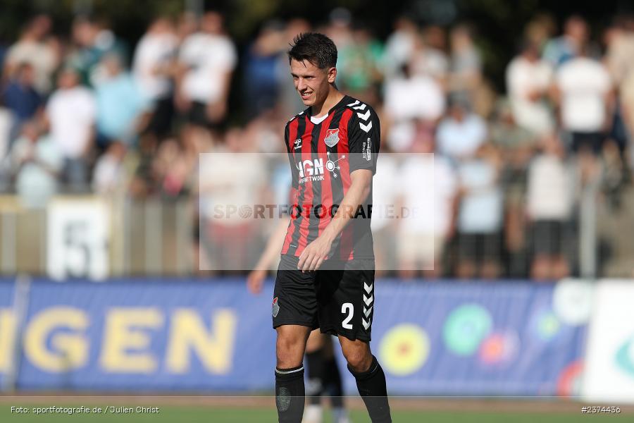 Lukas Mrozek, Sachs-Stadion, Schweinfurt, 15.08.2023, sport, action, BFV, Fussball, Saison 2023/2024, 2. Runde, Toto-Pokal, TSV, FCS, TSV Aubstadt, 1. FC Schweinfurt 05 - Bild-ID: 2374436