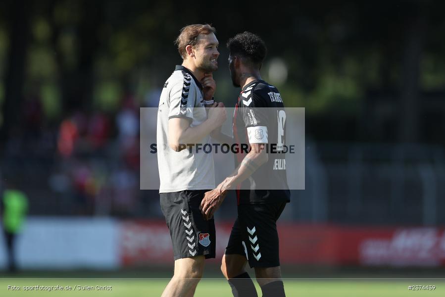 Julian Grell, Sachs-Stadion, Schweinfurt, 15.08.2023, sport, action, BFV, Fussball, Saison 2023/2024, 2. Runde, Toto-Pokal, TSV, FCS, TSV Aubstadt, 1. FC Schweinfurt 05 - Bild-ID: 2374439