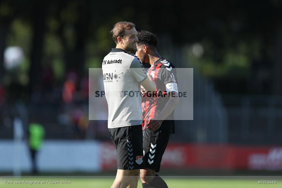 Julian Grell, Sachs-Stadion, Schweinfurt, 15.08.2023, sport, action, BFV, Fussball, Saison 2023/2024, 2. Runde, Toto-Pokal, TSV, FCS, TSV Aubstadt, 1. FC Schweinfurt 05 - Bild-ID: 2374440