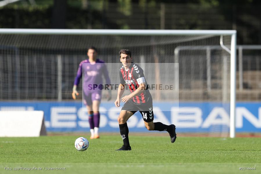 Ben Müller, Sachs-Stadion, Schweinfurt, 15.08.2023, sport, action, BFV, Fussball, Saison 2023/2024, 2. Runde, Toto-Pokal, TSV, FCS, TSV Aubstadt, 1. FC Schweinfurt 05 - Bild-ID: 2374444