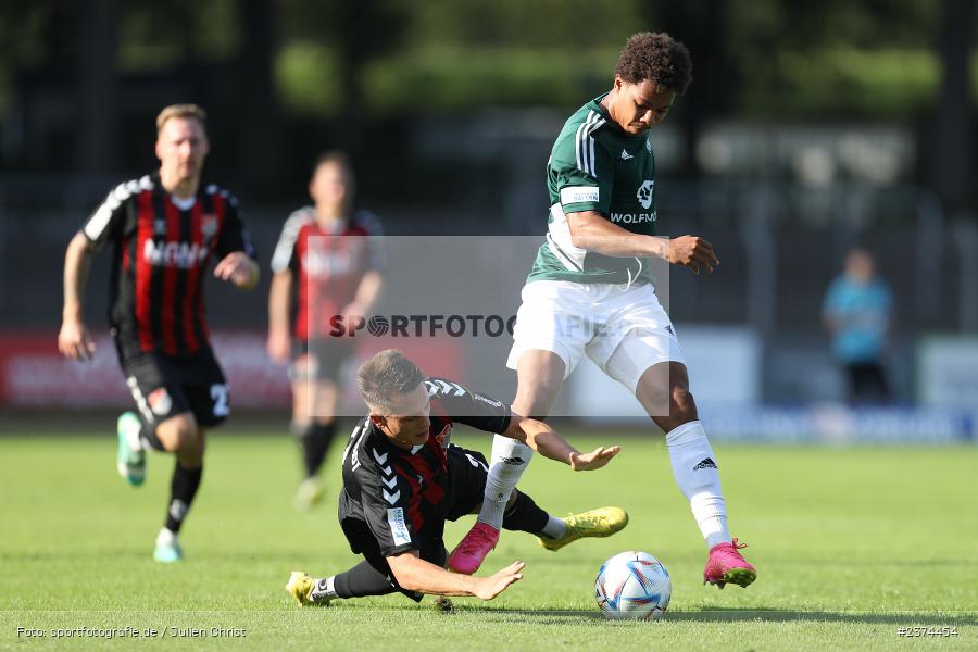 Lukas Mrozek, Sachs-Stadion, Schweinfurt, 15.08.2023, sport, action, BFV, Fussball, Saison 2023/2024, 2. Runde, Toto-Pokal, TSV, FCS, TSV Aubstadt, 1. FC Schweinfurt 05 - Bild-ID: 2374454