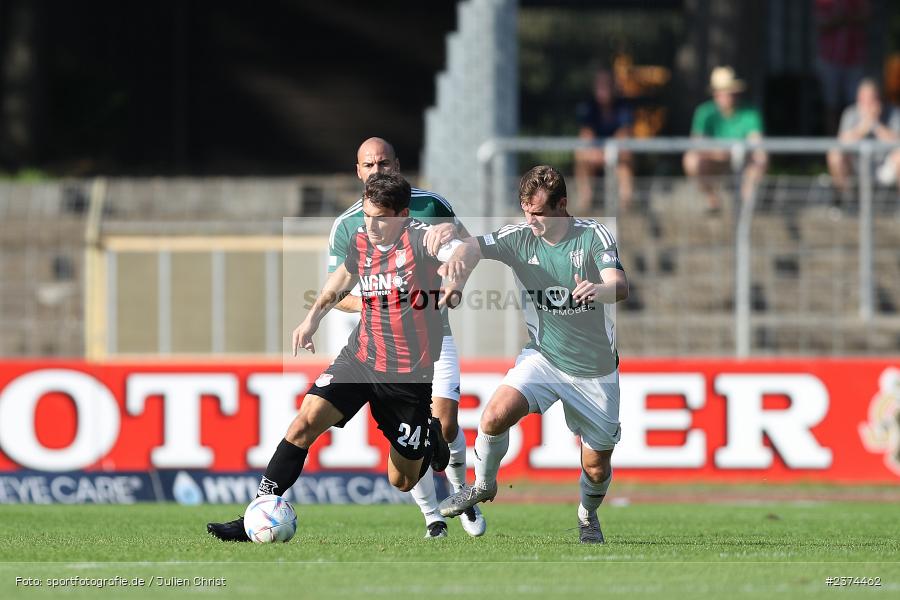Ben Müller, Sachs-Stadion, Schweinfurt, 15.08.2023, sport, action, BFV, Fussball, Saison 2023/2024, 2. Runde, Toto-Pokal, TSV, FCS, TSV Aubstadt, 1. FC Schweinfurt 05 - Bild-ID: 2374462