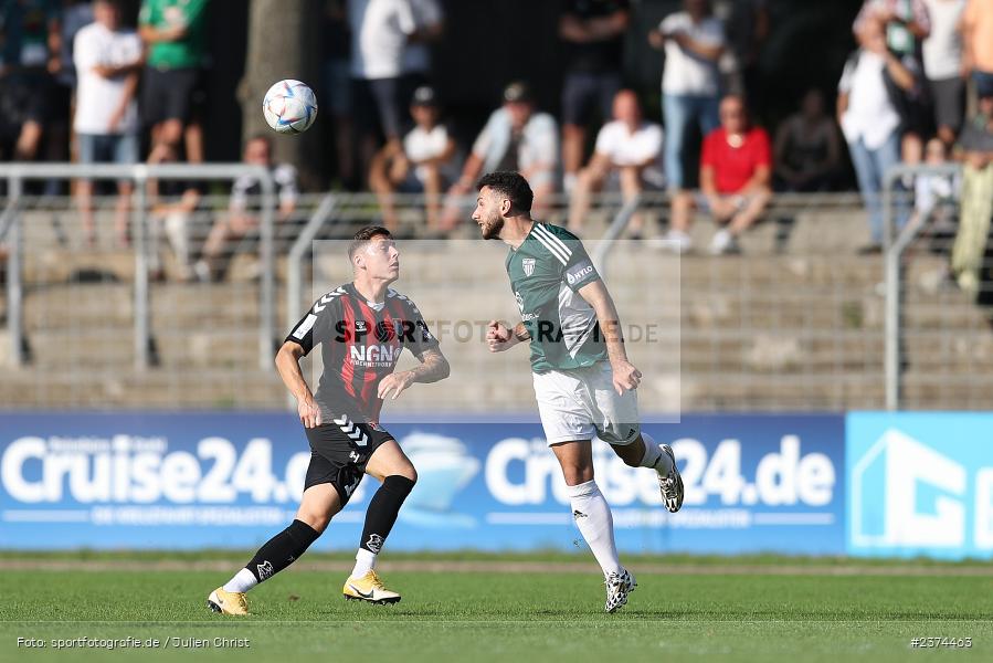 Adrian Istrefi, Sachs-Stadion, Schweinfurt, 15.08.2023, sport, action, BFV, Fussball, Saison 2023/2024, 2. Runde, Toto-Pokal, TSV, FCS, TSV Aubstadt, 1. FC Schweinfurt 05 - Bild-ID: 2374463