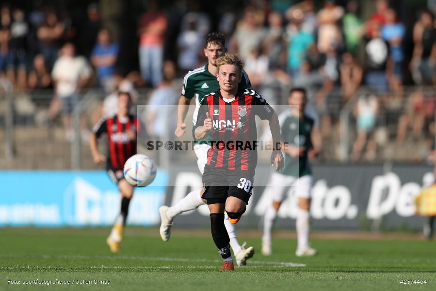 Philipp Harlass, Sachs-Stadion, Schweinfurt, 15.08.2023, sport, action, BFV, Fussball, Saison 2023/2024, 2. Runde, Toto-Pokal, TSV, FCS, TSV Aubstadt, 1. FC Schweinfurt 05 - Bild-ID: 2374464