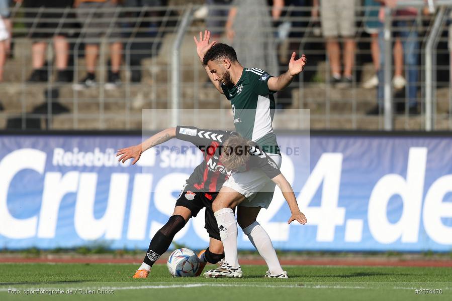 Philipp Harlass, Sachs-Stadion, Schweinfurt, 15.08.2023, sport, action, BFV, Fussball, Saison 2023/2024, 2. Runde, Toto-Pokal, TSV, FCS, TSV Aubstadt, 1. FC Schweinfurt 05 - Bild-ID: 2374470