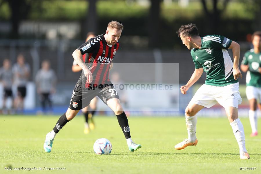 Max Schebak, Sachs-Stadion, Schweinfurt, 15.08.2023, sport, action, BFV, Fussball, Saison 2023/2024, 2. Runde, Toto-Pokal, TSV, FCS, TSV Aubstadt, 1. FC Schweinfurt 05 - Bild-ID: 2374487