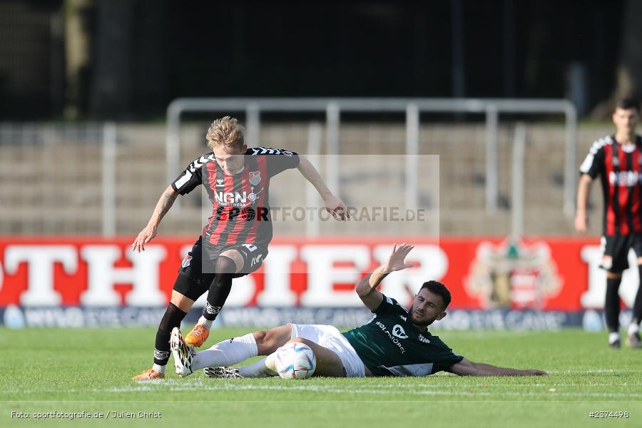 Philipp Harlass, Sachs-Stadion, Schweinfurt, 15.08.2023, sport, action, BFV, Fussball, Saison 2023/2024, 2. Runde, Toto-Pokal, TSV, FCS, TSV Aubstadt, 1. FC Schweinfurt 05 - Bild-ID: 2374498