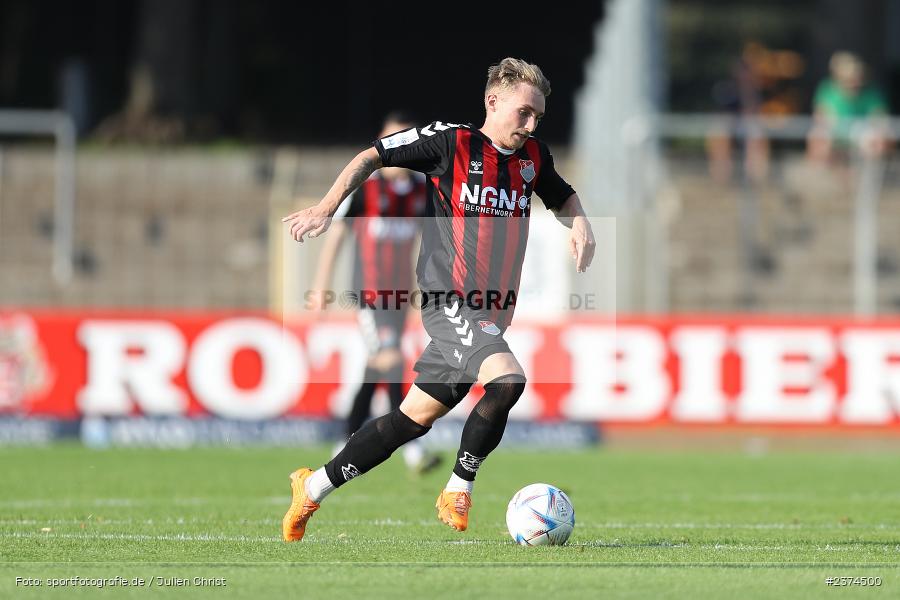 Philipp Harlass, Sachs-Stadion, Schweinfurt, 15.08.2023, sport, action, BFV, Fussball, Saison 2023/2024, 2. Runde, Toto-Pokal, TSV, FCS, TSV Aubstadt, 1. FC Schweinfurt 05 - Bild-ID: 2374500