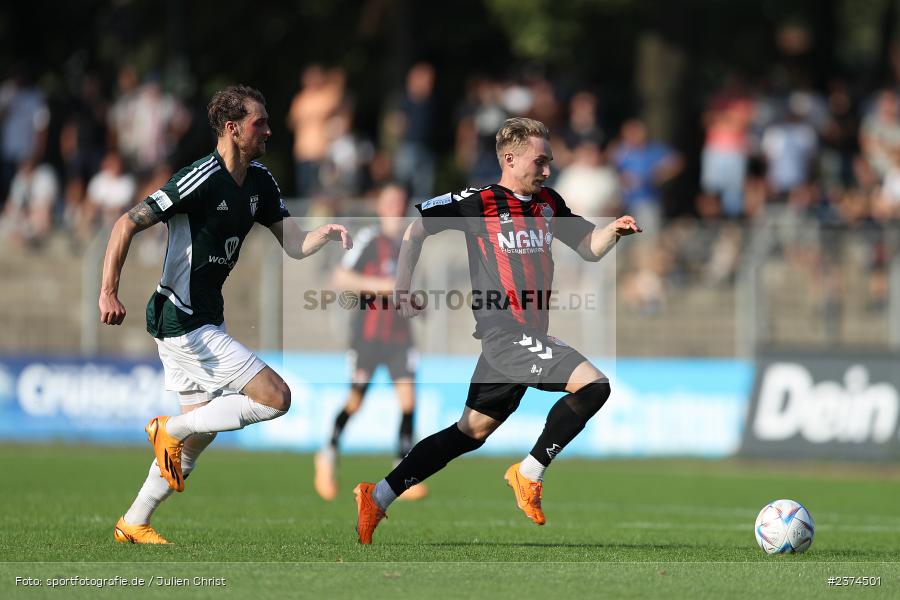 Philipp Harlass, Sachs-Stadion, Schweinfurt, 15.08.2023, sport, action, BFV, Fussball, Saison 2023/2024, 2. Runde, Toto-Pokal, TSV, FCS, TSV Aubstadt, 1. FC Schweinfurt 05 - Bild-ID: 2374501