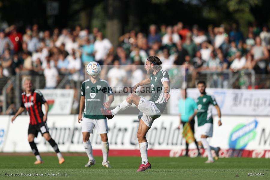 Kristian Böhnlein, Sachs-Stadion, Schweinfurt, 15.08.2023, sport, action, BFV, Fussball, Saison 2023/2024, 2. Runde, Toto-Pokal, TSV, FCS, TSV Aubstadt, 1. FC Schweinfurt 05 - Bild-ID: 2374503