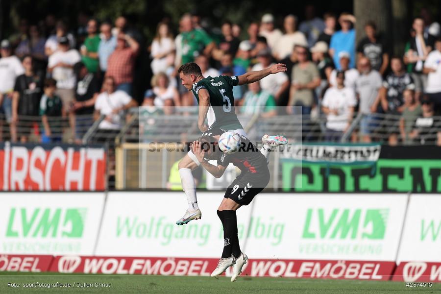 Marc Hänschke, Sachs-Stadion, Schweinfurt, 15.08.2023, sport, action, BFV, Fussball, Saison 2023/2024, 2. Runde, Toto-Pokal, TSV, FCS, TSV Aubstadt, 1. FC Schweinfurt 05 - Bild-ID: 2374515