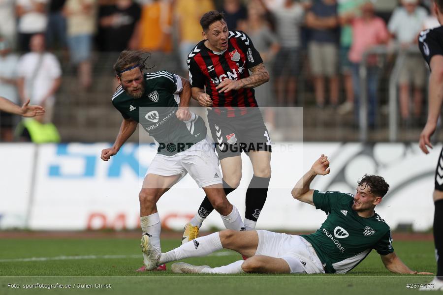 Martin Thomann, Sachs-Stadion, Schweinfurt, 15.08.2023, sport, action, BFV, Fussball, Saison 2023/2024, 2. Runde, Toto-Pokal, TSV, FCS, TSV Aubstadt, 1. FC Schweinfurt 05 - Bild-ID: 2374533