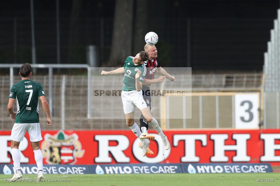 Steffen Behr, Sachs-Stadion, Schweinfurt, 15.08.2023, sport, action, BFV, Fussball, Saison 2023/2024, 2. Runde, Toto-Pokal, TSV, FCS, TSV Aubstadt, 1. FC Schweinfurt 05 - Bild-ID: 2374548