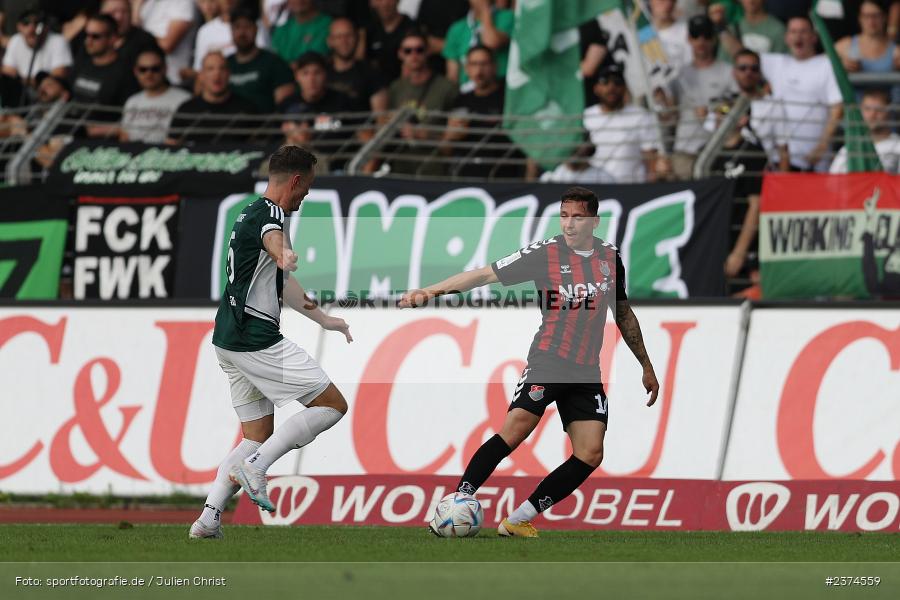 Martin Thomann, Sachs-Stadion, Schweinfurt, 15.08.2023, sport, action, BFV, Fussball, Saison 2023/2024, 2. Runde, Toto-Pokal, TSV, FCS, TSV Aubstadt, 1. FC Schweinfurt 05 - Bild-ID: 2374559