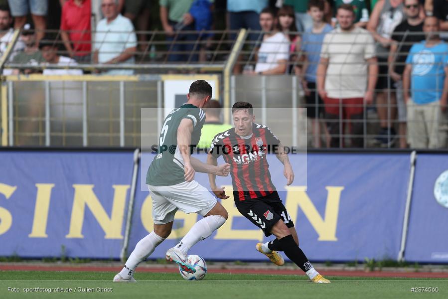 Martin Thomann, Sachs-Stadion, Schweinfurt, 15.08.2023, sport, action, BFV, Fussball, Saison 2023/2024, 2. Runde, Toto-Pokal, TSV, FCS, TSV Aubstadt, 1. FC Schweinfurt 05 - Bild-ID: 2374560
