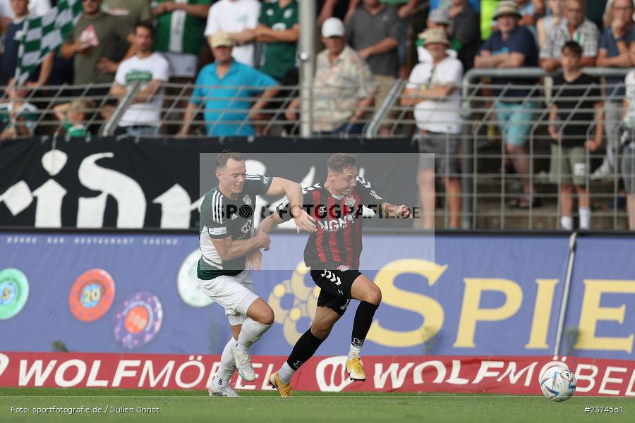 Martin Thomann, Sachs-Stadion, Schweinfurt, 15.08.2023, sport, action, BFV, Fussball, Saison 2023/2024, 2. Runde, Toto-Pokal, TSV, FCS, TSV Aubstadt, 1. FC Schweinfurt 05 - Bild-ID: 2374561
