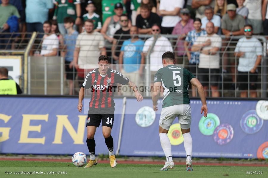 Martin Thomann, Sachs-Stadion, Schweinfurt, 15.08.2023, sport, action, BFV, Fussball, Saison 2023/2024, 2. Runde, Toto-Pokal, TSV, FCS, TSV Aubstadt, 1. FC Schweinfurt 05 - Bild-ID: 2374562