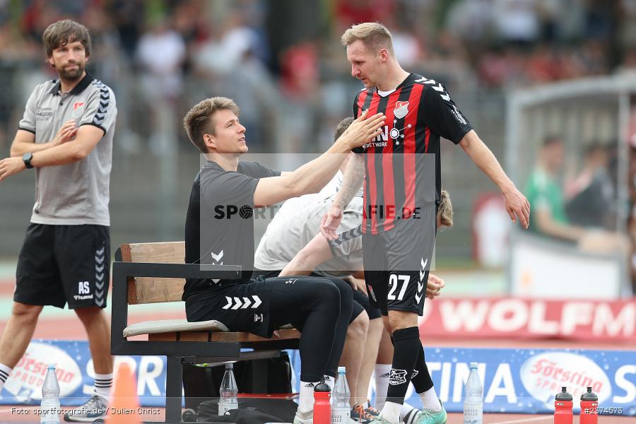 Max Schebak, Sachs-Stadion, Schweinfurt, 15.08.2023, sport, action, BFV, Fussball, Saison 2023/2024, 2. Runde, Toto-Pokal, TSV, FCS, TSV Aubstadt, 1. FC Schweinfurt 05 - Bild-ID: 2374573 Max Schebak, Sachs-Stadion, Schweinfurt, 15.08.2023, sport, action, BFV, Fussball, Saison 2023/2024, 2. Runde, Toto-Pokal, TSV, FCS, TSV Aubstadt, 1. FC Schweinfurt 05 - Bild-ID: 2374573