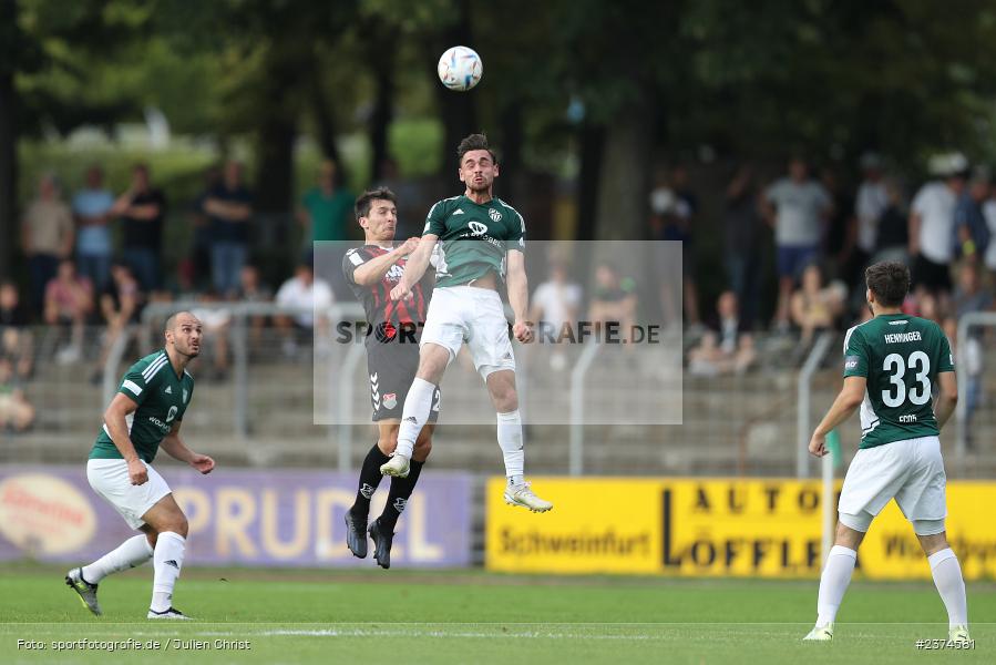 Severo Sturm, Sachs-Stadion, Schweinfurt, 15.08.2023, sport, action, BFV, Fussball, Saison 2023/2024, 2. Runde, Toto-Pokal, TSV, FCS, TSV Aubstadt, 1. FC Schweinfurt 05 - Bild-ID: 2374581 Severo Sturm, Sachs-Stadion, Schweinfurt, 15.08.2023, sport, action, BFV, Fussball, Saison 2023/2024, 2. Runde, Toto-Pokal, TSV, FCS, TSV Aubstadt, 1. FC Schweinfurt 05 - Bild-ID: 2374581