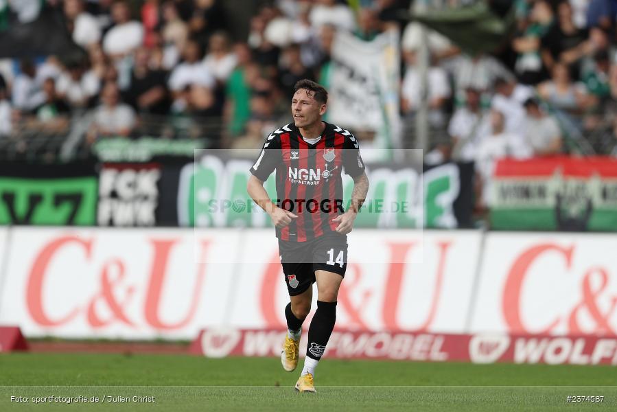 Martin Thomann, Sachs-Stadion, Schweinfurt, 15.08.2023, sport, action, BFV, Fussball, Saison 2023/2024, 2. Runde, Toto-Pokal, TSV, FCS, TSV Aubstadt, 1. FC Schweinfurt 05 - Bild-ID: 2374587