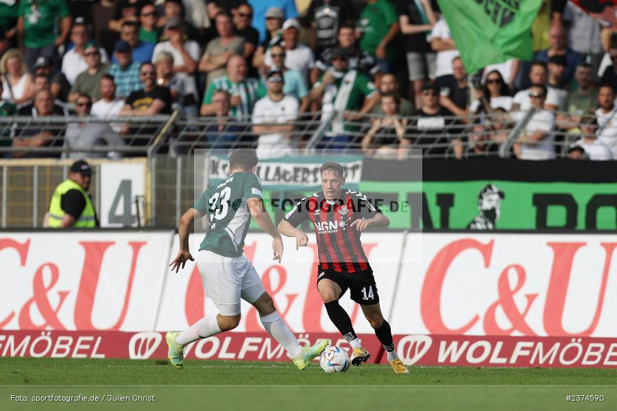 Martin Thomann, Sachs-Stadion, Schweinfurt, 15.08.2023, sport, action, BFV, Fussball, Saison 2023/2024, 2. Runde, Toto-Pokal, TSV, FCS, TSV Aubstadt, 1. FC Schweinfurt 05 - Bild-ID: 2374590