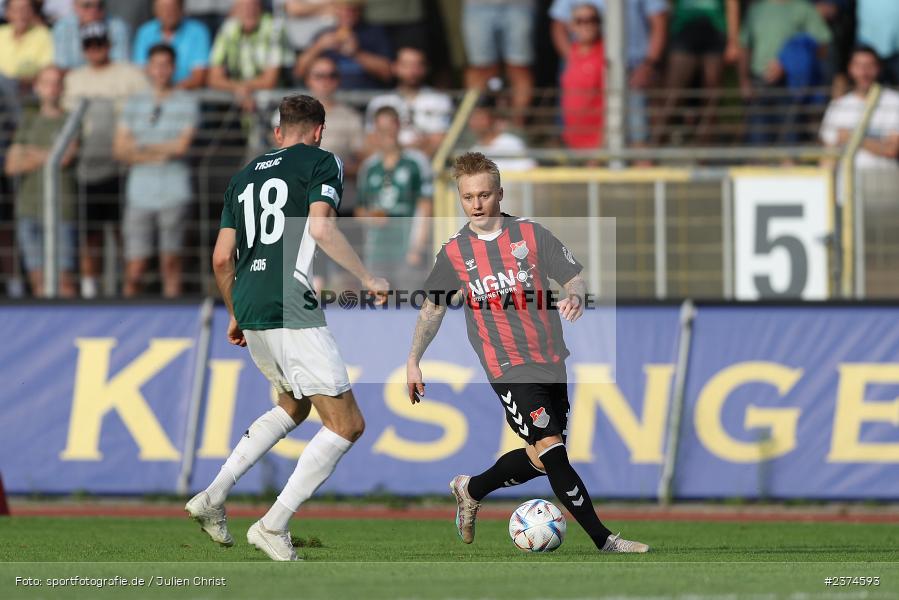 Jens Trunk, Sachs-Stadion, Schweinfurt, 15.08.2023, sport, action, BFV, Fussball, Saison 2023/2024, 2. Runde, Toto-Pokal, TSV, FCS, TSV Aubstadt, 1. FC Schweinfurt 05 - Bild-ID: 2374593