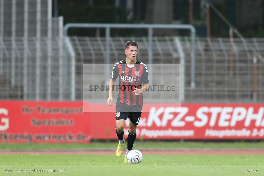 Lukas Mrozek, Sachs-Stadion, Schweinfurt, 15.08.2023, sport, action, BFV, Fussball, Saison 2023/2024, 2. Runde, Toto-Pokal, TSV, FCS, TSV Aubstadt, 1. FC Schweinfurt 05 - Bild-ID: 2374604 Lukas Mrozek, Sachs-Stadion, Schweinfurt, 15.08.2023, sport, action, BFV, Fussball, Saison 2023/2024, 2. Runde, Toto-Pokal, TSV, FCS, TSV Aubstadt, 1. FC Schweinfurt 05 - Bild-ID: 2374604