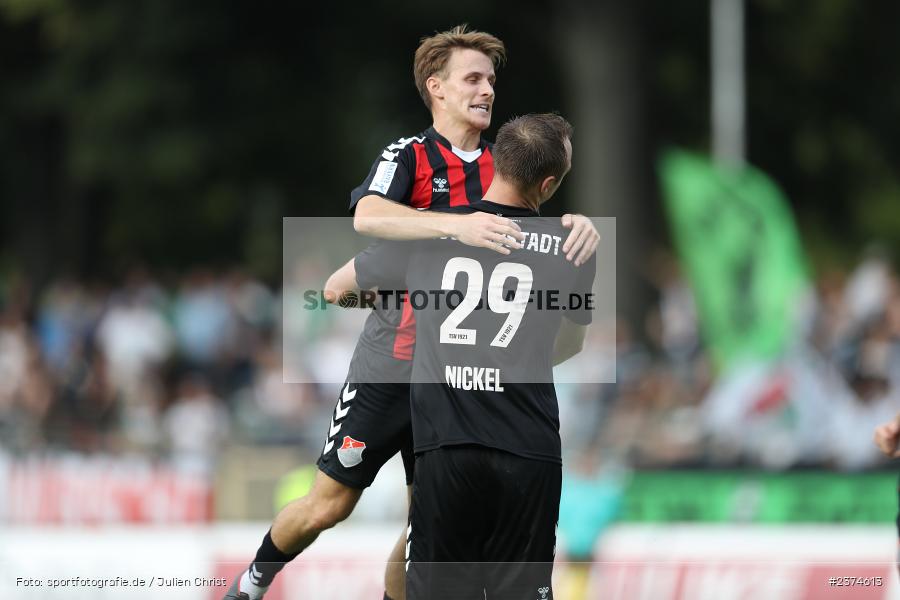 Leonard Langhans, Sachs-Stadion, Schweinfurt, 15.08.2023, sport, action, BFV, Fussball, Saison 2023/2024, 2. Runde, Toto-Pokal, TSV, FCS, TSV Aubstadt, 1. FC Schweinfurt 05 - Bild-ID: 2374613 Leonard Langhans, Sachs-Stadion, Schweinfurt, 15.08.2023, sport, action, BFV, Fussball, Saison 2023/2024, 2. Runde, Toto-Pokal, TSV, FCS, TSV Aubstadt, 1. FC Schweinfurt 05 - Bild-ID: 2374613