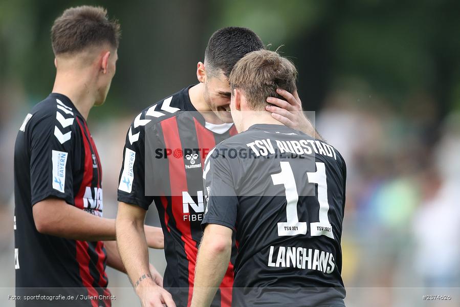 Leonard Langhans, Sachs-Stadion, Schweinfurt, 15.08.2023, sport, action, BFV, Fussball, Saison 2023/2024, 2. Runde, Toto-Pokal, TSV, FCS, TSV Aubstadt, 1. FC Schweinfurt 05 - Bild-ID: 2374626