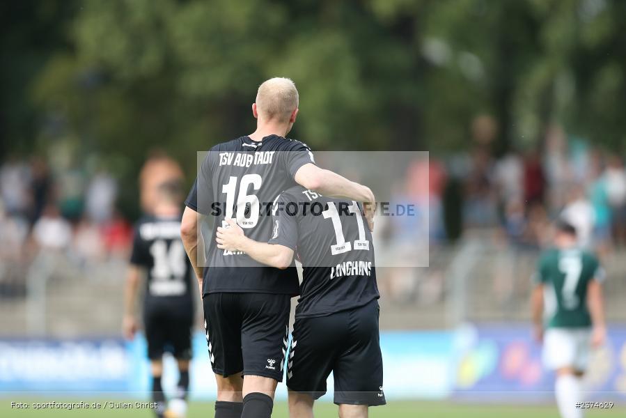 Sachs-Stadion, Schweinfurt, 15.08.2023, sport, action, BFV, Fussball, Saison 2023/2024, 2. Runde, Toto-Pokal, TSV, FCS, TSV Aubstadt, 1. FC Schweinfurt 05 - Bild-ID: 2374629