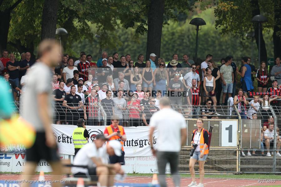 Fans, Sachs-Stadion, Schweinfurt, 15.08.2023, sport, action, BFV, Fussball, Saison 2023/2024, 2. Runde, Toto-Pokal, TSV, FCS, TSV Aubstadt, 1. FC Schweinfurt 05 - Bild-ID: 2374630