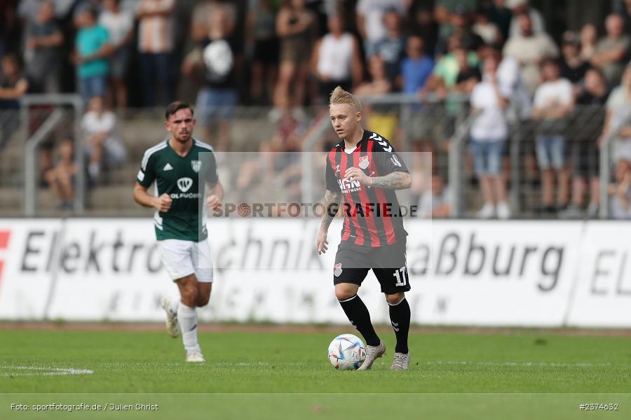 Jens Trunk, Sachs-Stadion, Schweinfurt, 15.08.2023, sport, action, BFV, Fussball, Saison 2023/2024, 2. Runde, Toto-Pokal, TSV, FCS, TSV Aubstadt, 1. FC Schweinfurt 05 - Bild-ID: 2374632