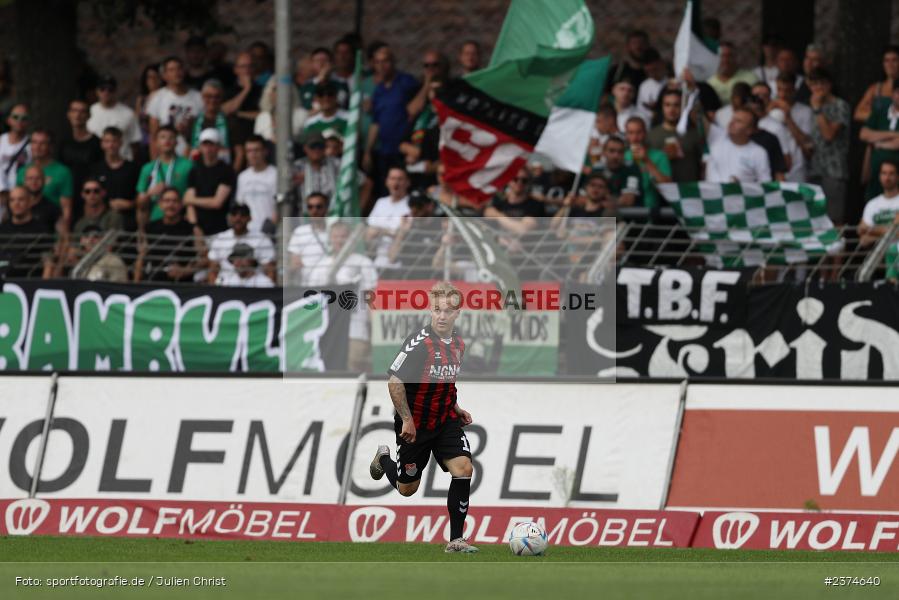 Jens Trunk, Sachs-Stadion, Schweinfurt, 15.08.2023, sport, action, BFV, Fussball, Saison 2023/2024, 2. Runde, Toto-Pokal, TSV, FCS, TSV Aubstadt, 1. FC Schweinfurt 05 - Bild-ID: 2374640